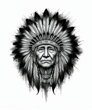 apache, cara roja, cara, viejo, administrar, negro, arte, mujer, gente, persona, ilustraci&oacute;n, estatua, bocetos, antiguas, zombi, blanco y negro, antifaz, ind&iacute;gena, expresiones, vector, calavera, tatua