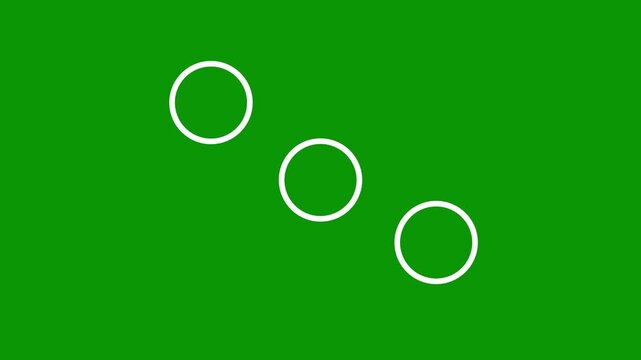 Abstract concentric ring explosion with shiny circle burst elements on green screen backdrop modern motion design template for technology videos and corporate identity intros 4k.