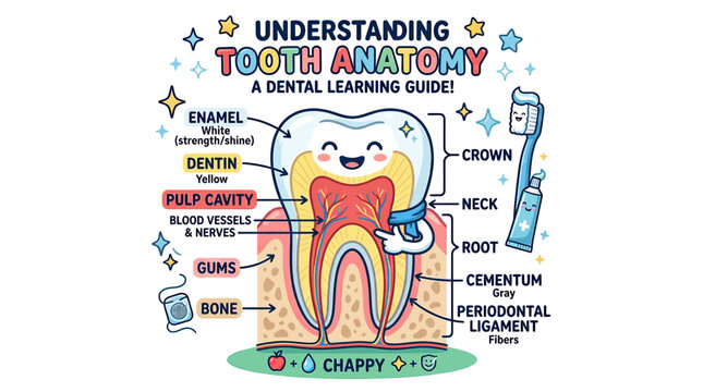Understanding Tooth Anatomy: Dental Learning Guide for Kids