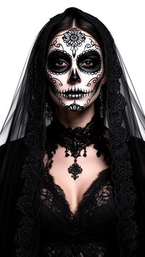 catrina, mujer, moda, cabello, beldad, cara, modelaje, gorros, negro, gente, de invierno, persona, maquillaje, 1, glamour, ocular, estudio, se&ntilde;ora, estilo, piel, elegancia, administrar, labio, mirada,