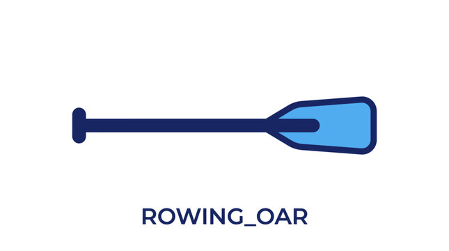 Rowing oar paddle water sports equipment.