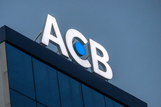 Sign of ACB Bank, Asia Commercial Joint Stock Bank. It is one of Vietnam's largest private banks