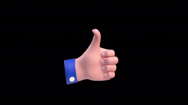 Thumbs Up Hand Gesture