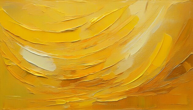 Yellow Oil Paint Background