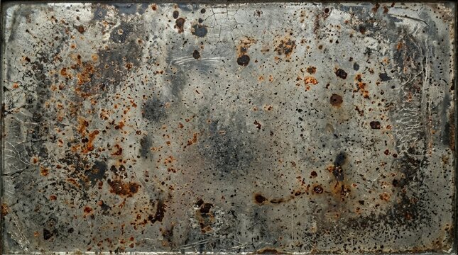 Old rusted metal texture with distressed grunge background, showing heavy corrosion and weathered surface for industrial designs