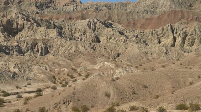Desert Badlands in Thermal California