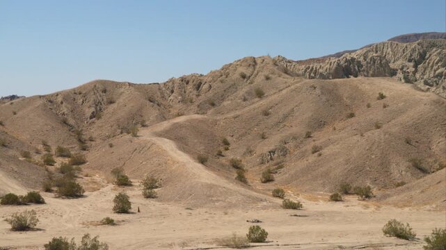 Desert Badlands in Thermal California