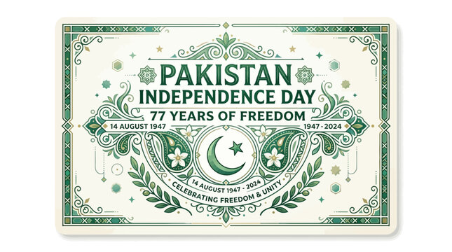 Pakistan Independence Day 77 Years Freedom Celebration