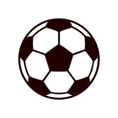 Fototapeta premium Soccer Ball Pattern Line Icon Vector Illustration, Ideal for global football tournament branding, sports blog headers, championship posters, mobile app sports categories
