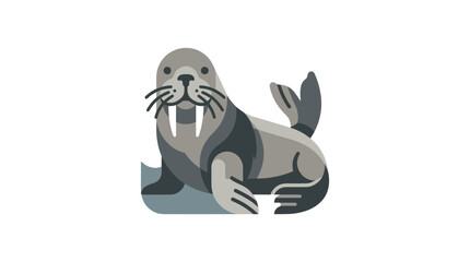 Cartoon Seal Mammal Marine Animal. © Afif