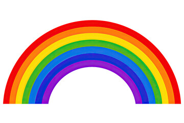 Fototapeta premium A vibrant rainbow appears in the sky with colorful arcs