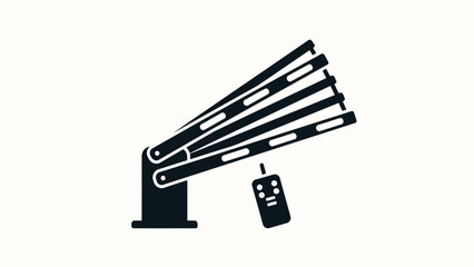 Automatic Barrier Gate with Remote Control Icon © kiki__