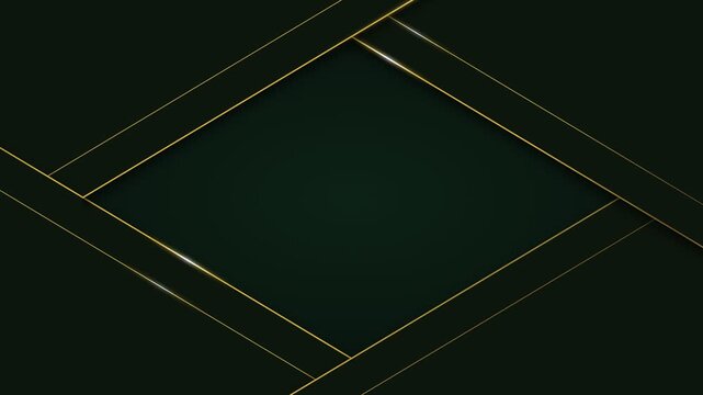 Seamless Looping Luxury Diamond Geometry -  Emerald Motion Background 4K 60fps