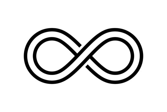 Infinity Symbol, Endless Loop, Forever Concept, Mathematical Sign