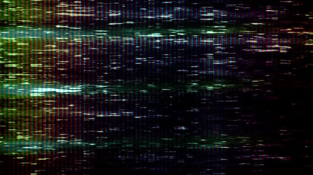 VHS Style Analog Noise Background Material