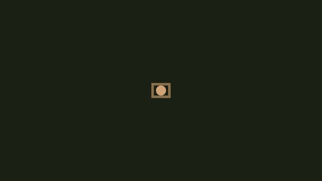 Minimalist abstract flower animation: geometric floral motion 4k