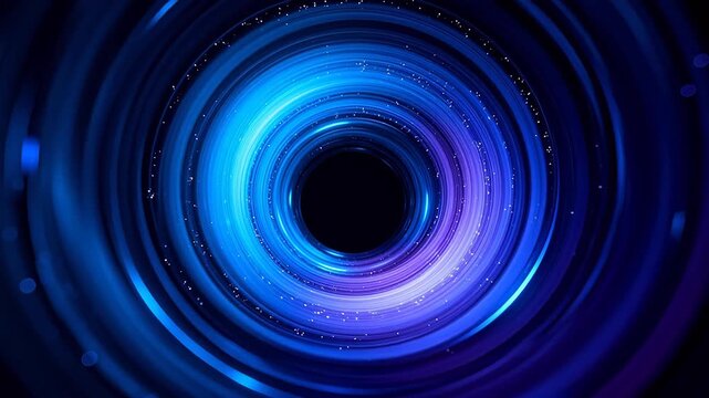 Abstract spiral light pattern
