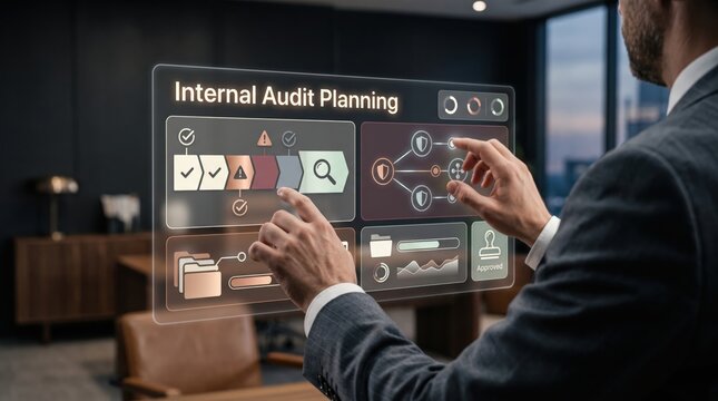 Audit Management - Internal Audit Planning Interface and Virtual Control Panels