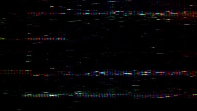 VHS Style Analog Noise Background Material