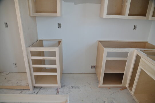 New Cabinets in a House
