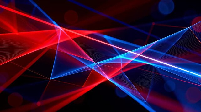 Abstract neon light patterns