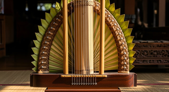 Sasando is a traditional plucked musical instrument from East Nusa Tenggara, Indonesia.