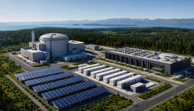 Hybrid microgrid powering modern data center campus