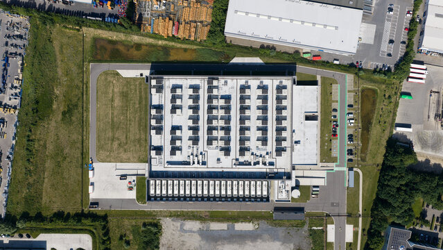 HVAC Cooling Systems on Commercial Data Center.