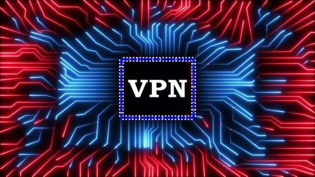 Vpn virtual private network connection privacy security data protection internet technology.