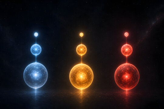 Three Generations of Matter Mass Hierarchy in Space