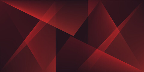 Fototapeta premium Abstract red polygon elegant background vector illustration, banner business product present