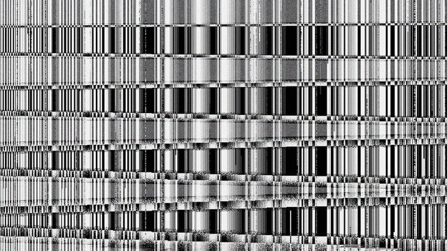Abstract Digital Matrix Scanline Interference Texture for Cyber Tech Background