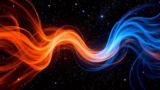 Cosmic energy waves in space