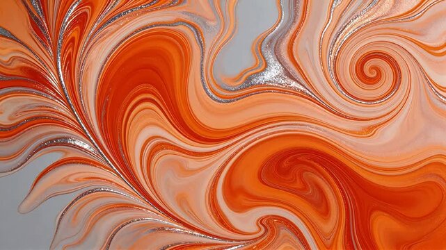 Abstract swirling paint pattern