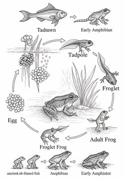 Metamorphosis Unveiled: A Cycle of Life's Whisper