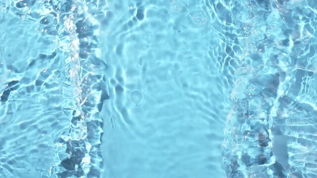 water waves cross each other creating ripples.	
