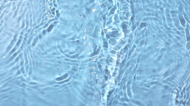 water waves cross each other creating ripples.	
