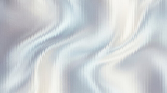 Abstract flowing liquid silver background - modern design element for website headers & social media.