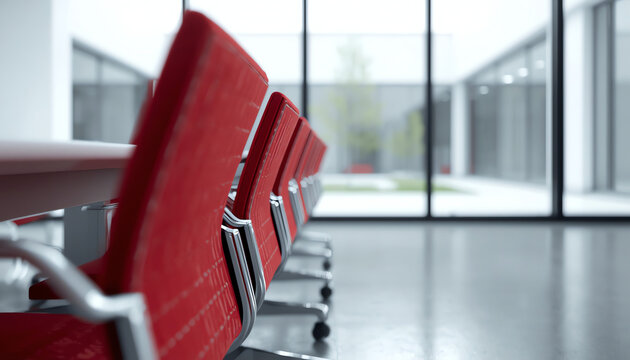 red chair in room