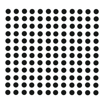 Halftone circle grid vector pattern