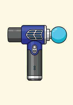 Massage Gun Therapy Tool Device.