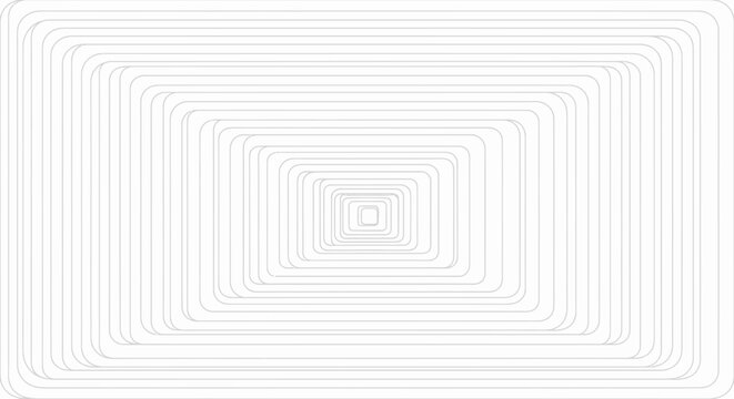 Abstract geometric background with rounded square lines, minimalist design, monochrome gradient