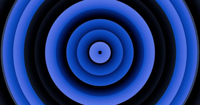 Expanding gradient circle: 4K, seamless animation