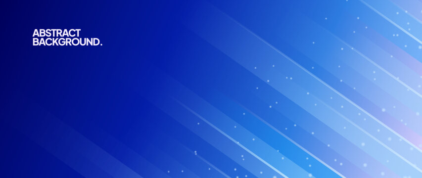Modern blue abstract background. With straight lines pattern. Web banner, wallpaper, banner, brochure. Geometric shape background.