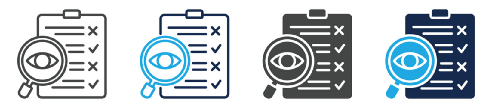 proofreading icon sheet multiple concept