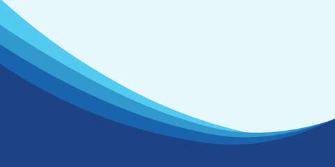 Obraz premium Sea waves layered vector background illustration and sea beach vector illustration.