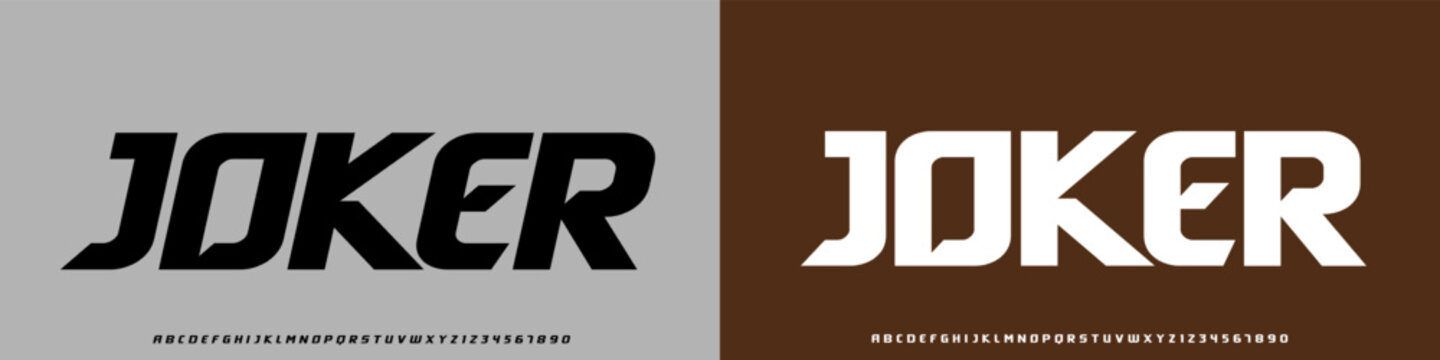 Sport Modern Future Logo Alphabet Font and Number. Typography abstract italic bold fonts technology, sport, movie brand and logos. vector illustration