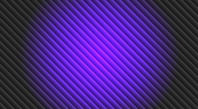 Abstract background, with diagonal stripes, featuring a glowing, purple light gradient, transitioning into dark, grey shadows