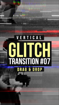 Vertical Glitch Transition 07