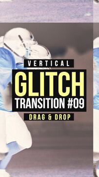 Vertical Glitch Transition 09
